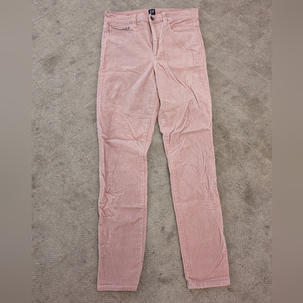 GAP Pink High-waisted Skinny Pants, Size 29